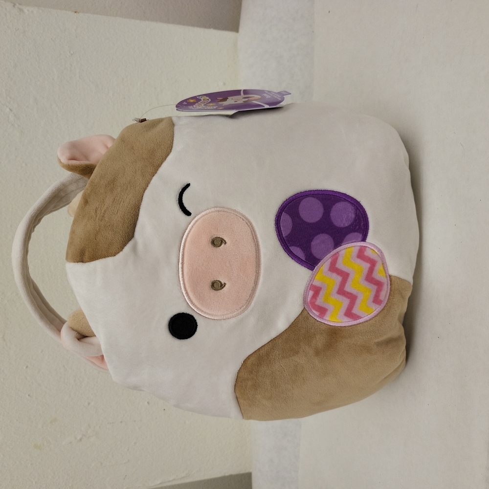 Squishmallows Ronnie the Cow Easter Basket